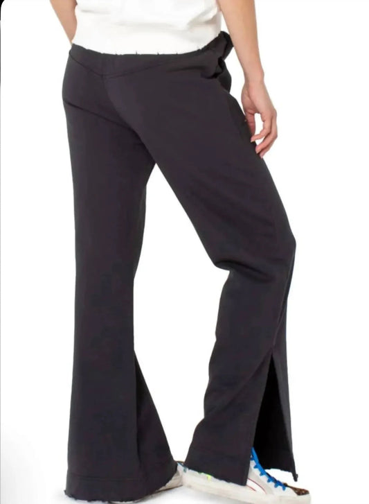 The Chute Tie Waist Slit Pants