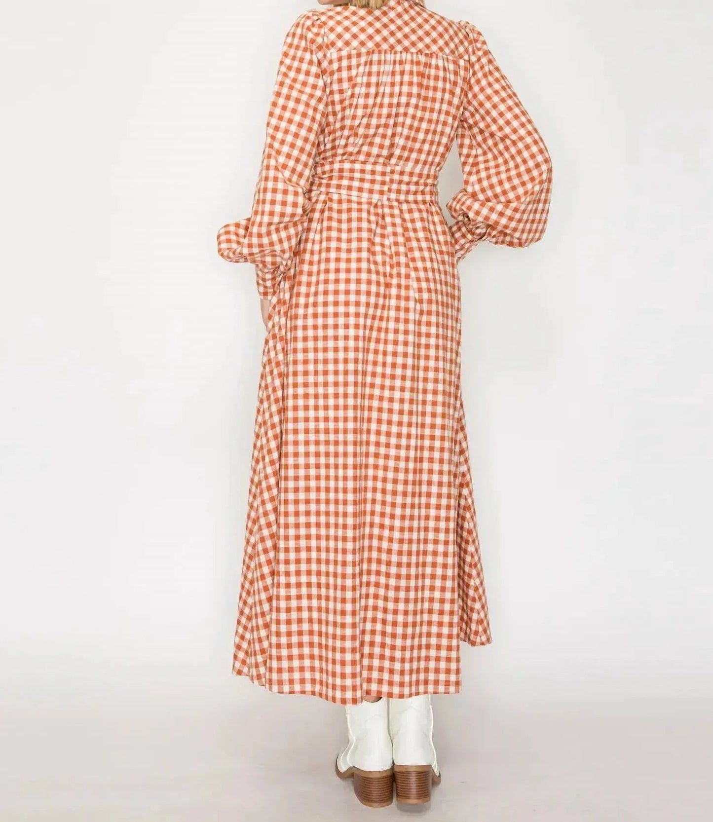 Gingham Daydream Maxi Dress