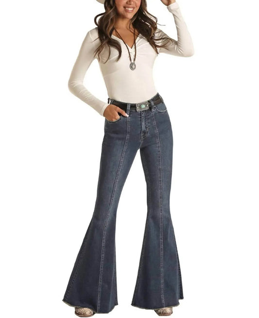 Extra Stretch High Bell Bottom Jean