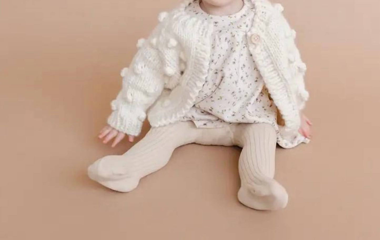 Kid's Popcorn Knit Cardigan Sweater