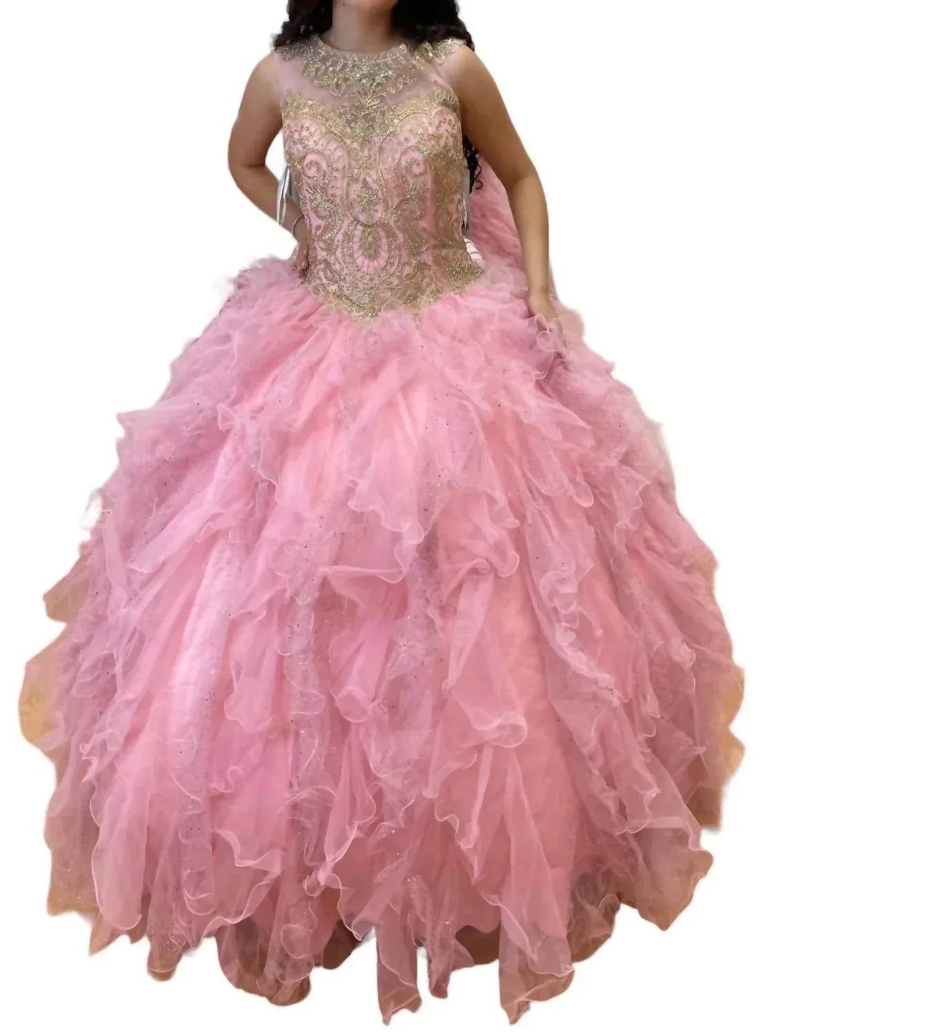 Sleeveless Quinceañera Dress