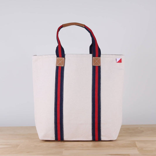 Women's Society Canvas Leather Tote Bag