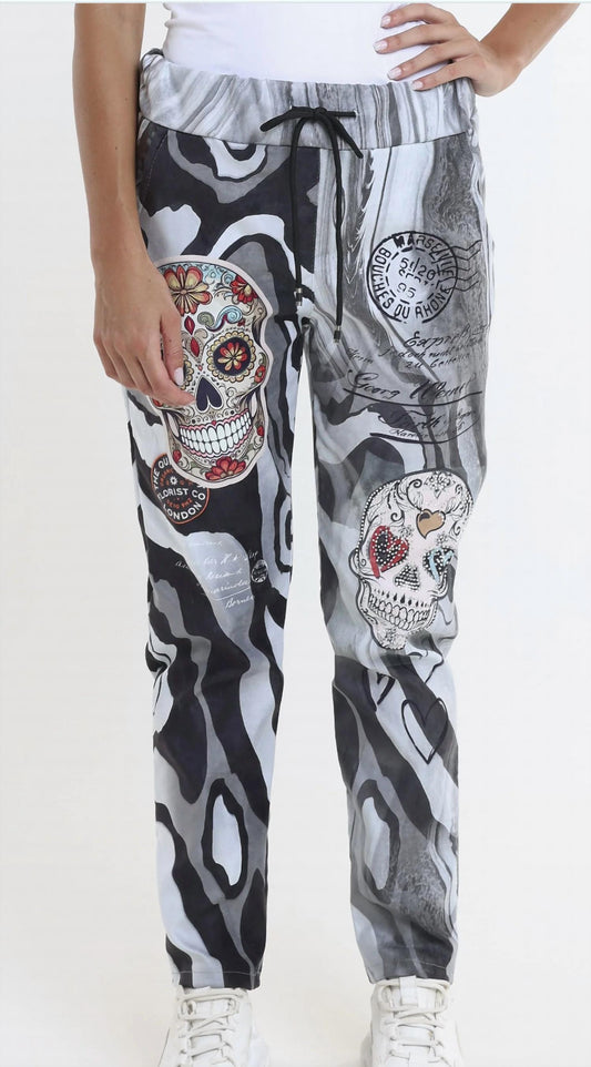 Sonya Pull-on Skull Pants