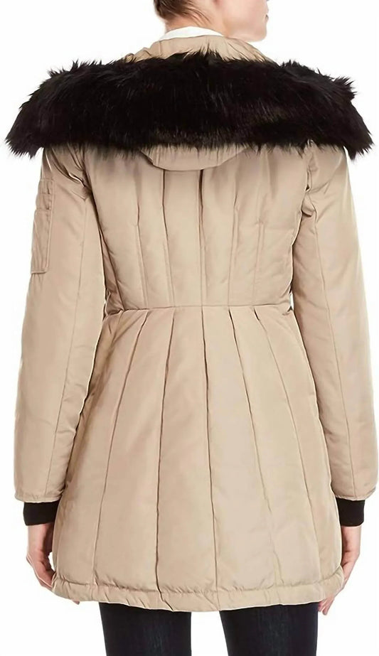 WOMEN'S DOWN PUFFER COAT HOODED