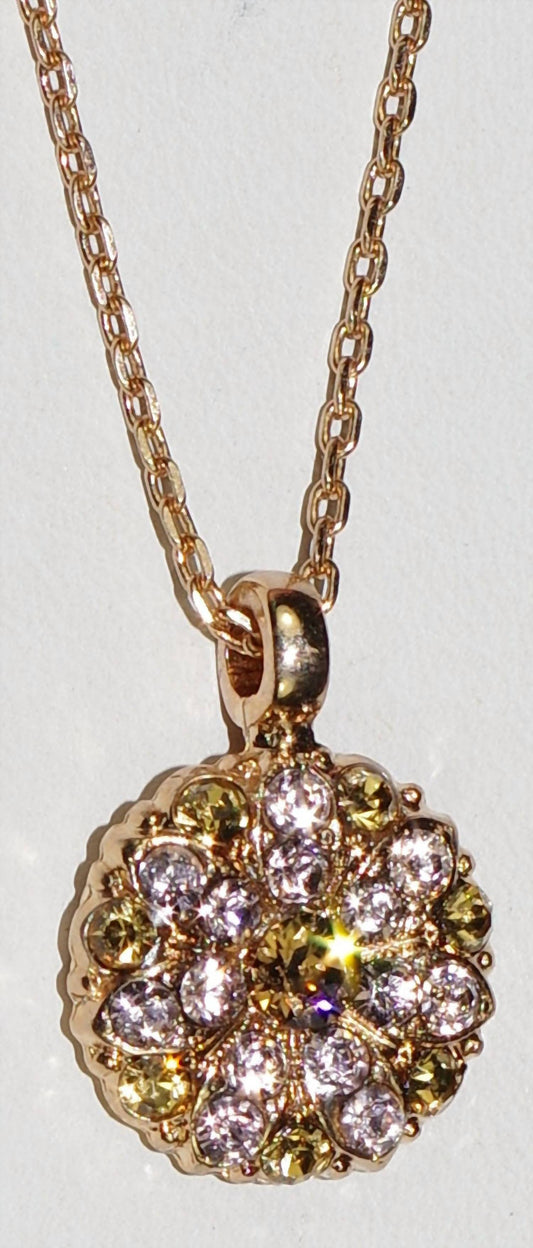 Women's Golden Tulips Guardian Angel Pendant