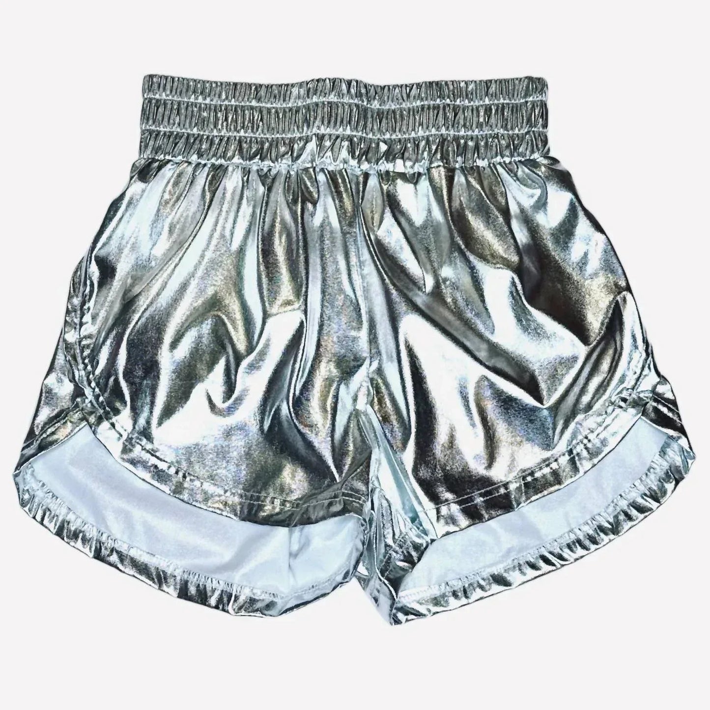 Metallic-Short im Athletic Fit