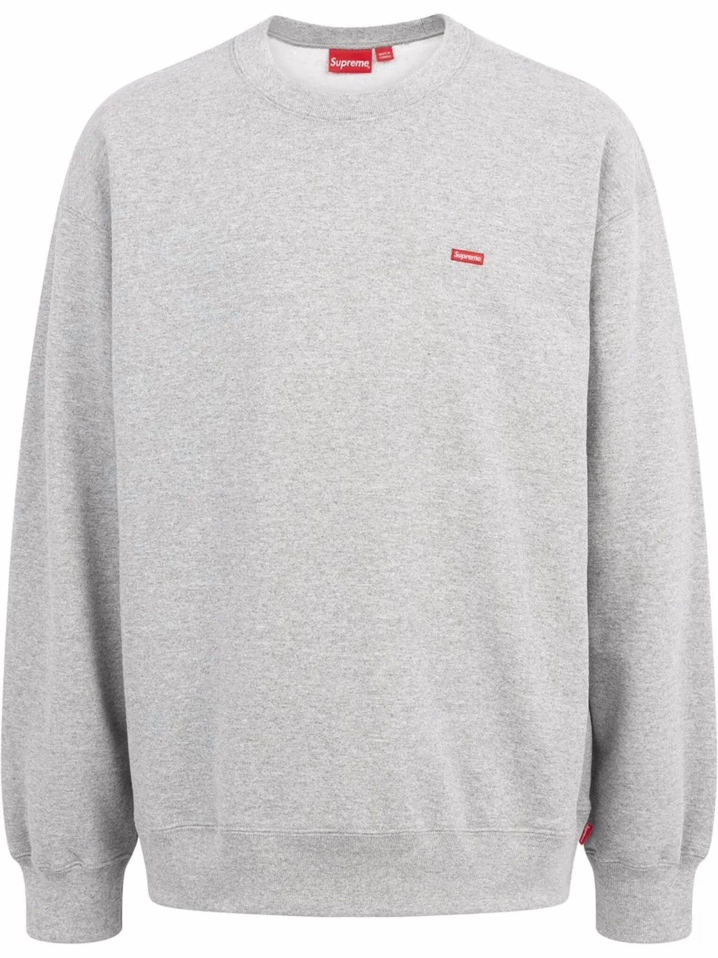 Herren-Rundhals-Sweatshirt mit kleinem Box-Logo