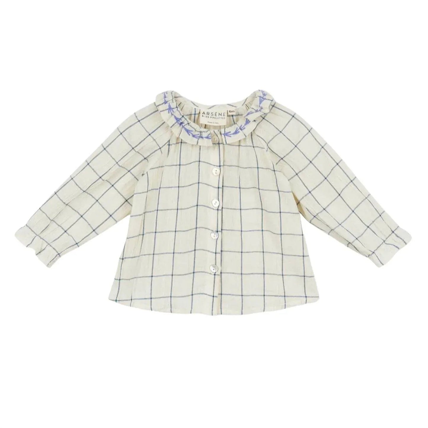 Baby-Bluse Emeline mit Karomuster