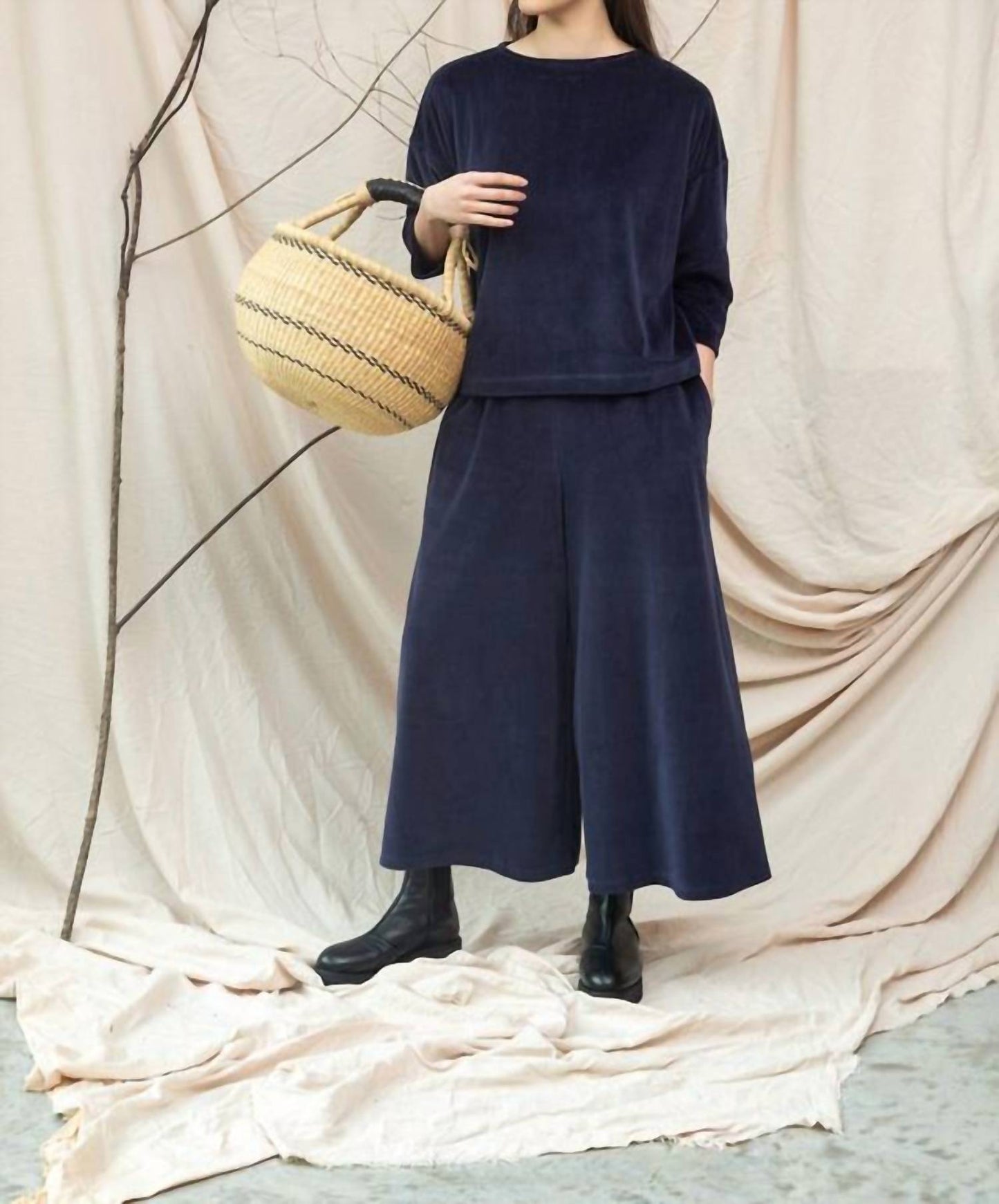 Odette Organic Cotton Felpe Trouser Pant