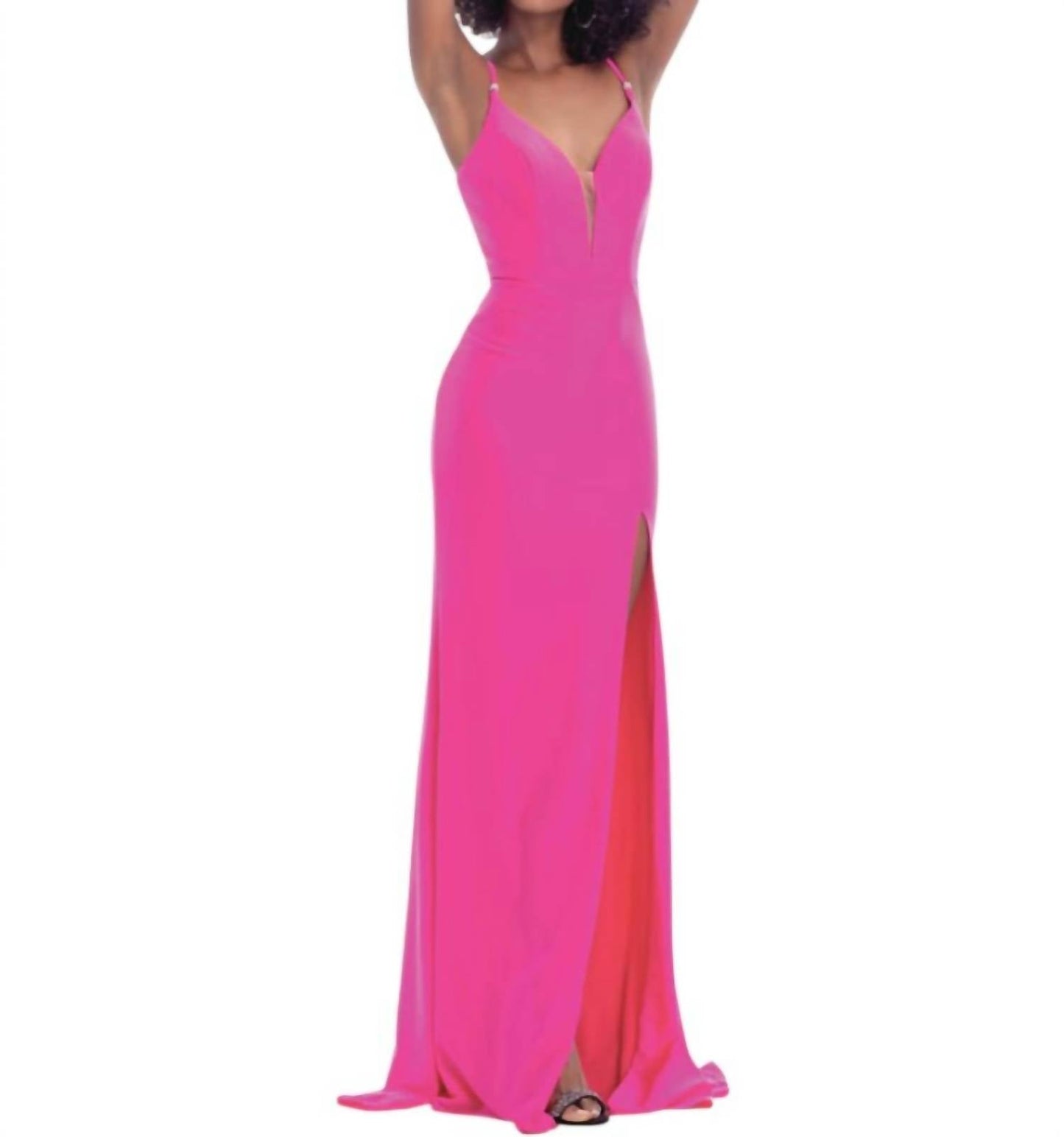 Sleeveless V-neck Maxi Dress