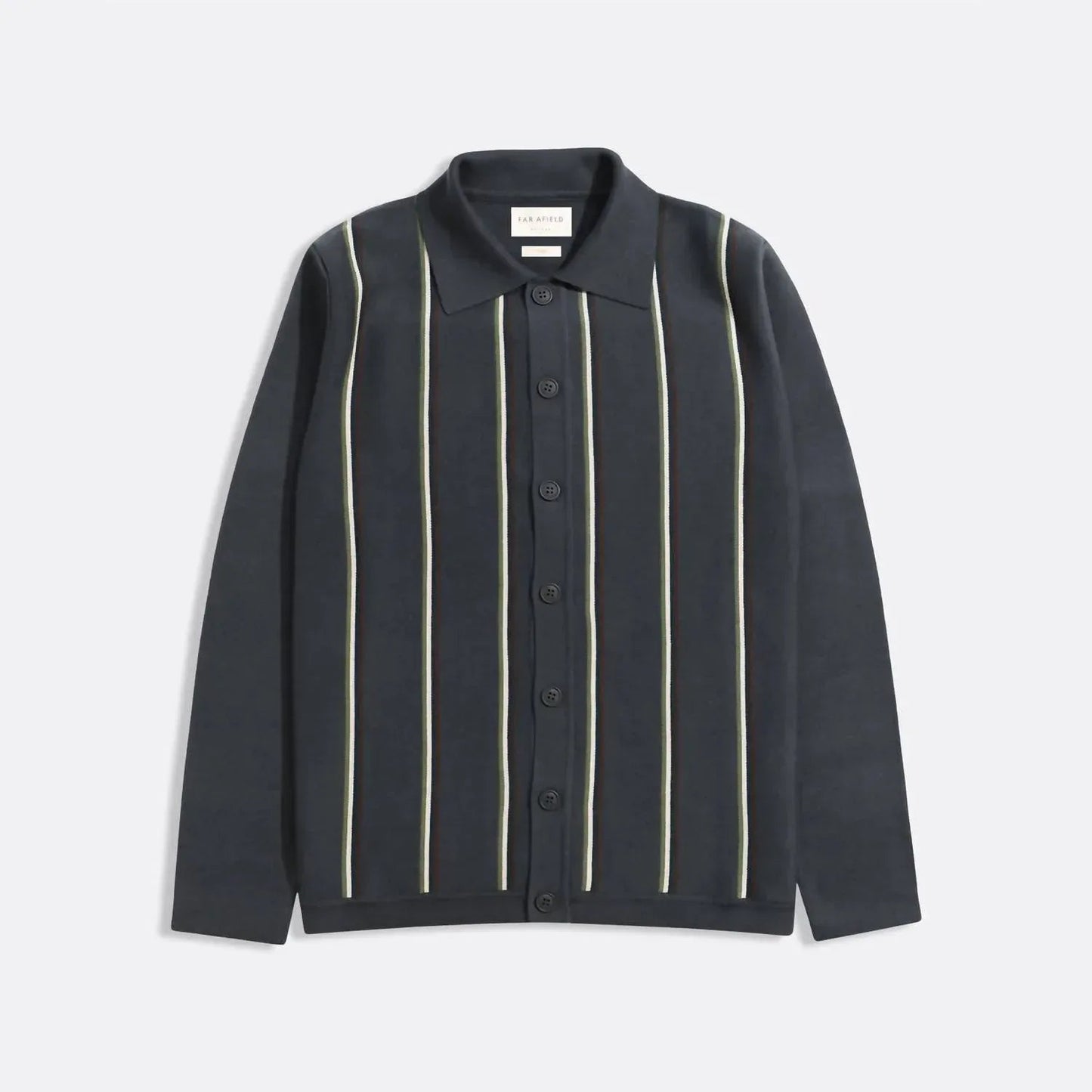 Zigger Langarm-Strickjacke