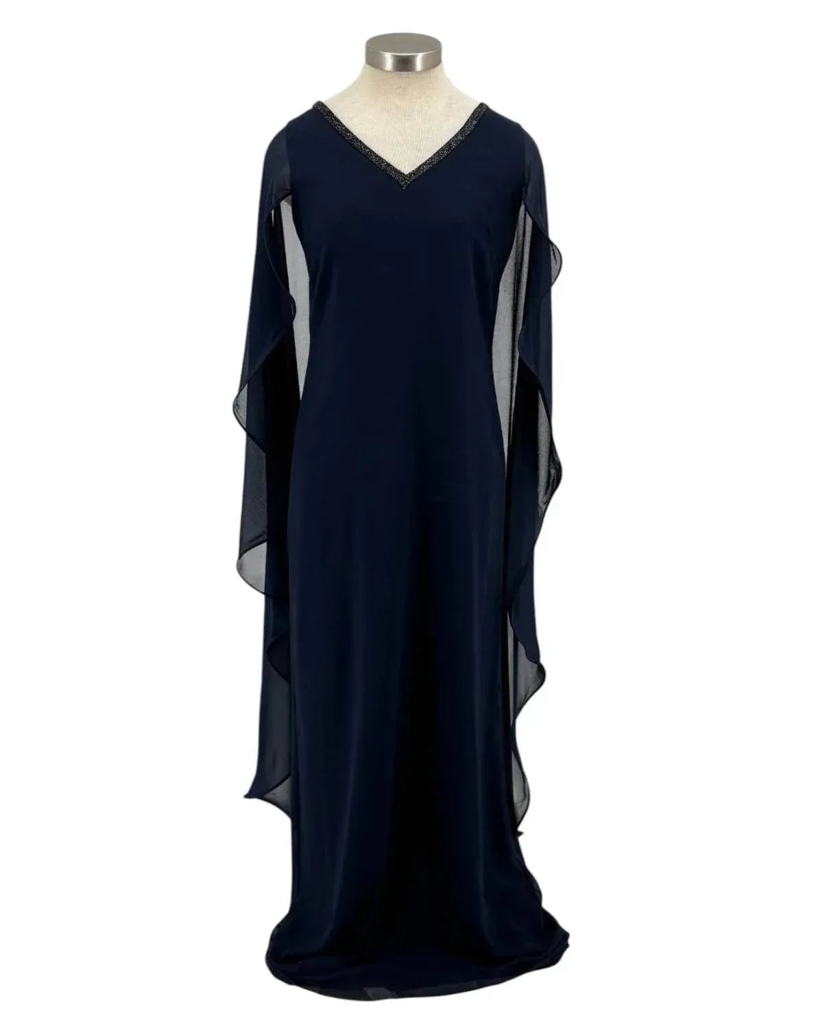 Damenkleid mit angeschnittenen Ärmeln