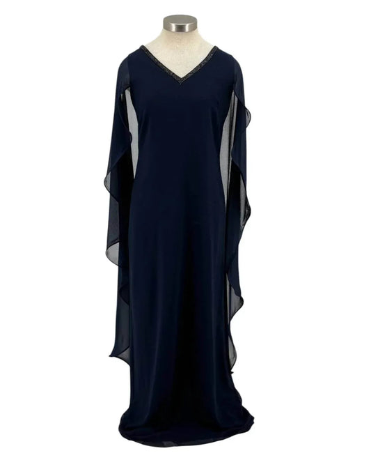 Damenkleid mit angeschnittenen Ärmeln