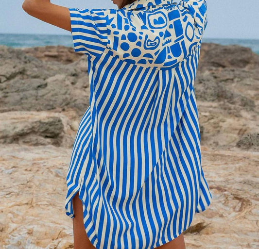 Geo Shirt Dress