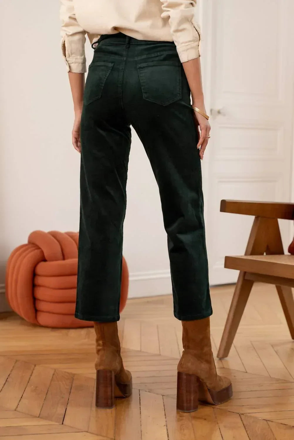 Solange Straight Corduroy Pant