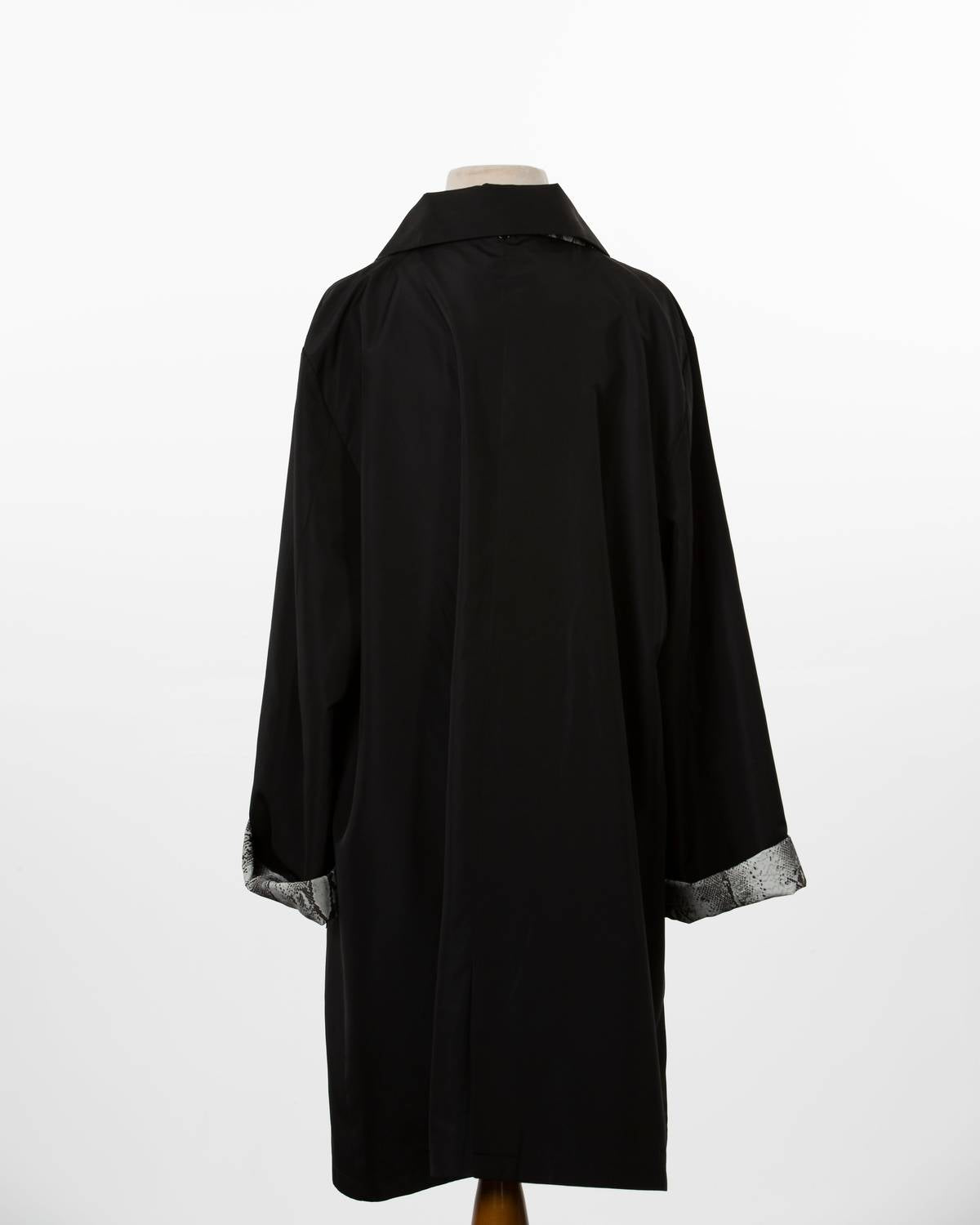 Regenmantel mit abnehmbarer Kapuze Regen-Trenchcoat
