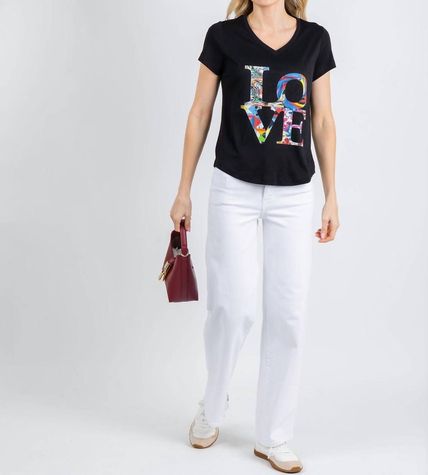 Das Viv V-Ausschnitt T-Shirt