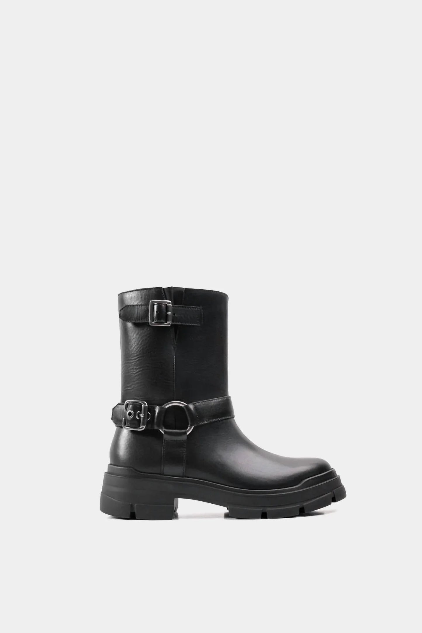 Women's Leather Combat Boots