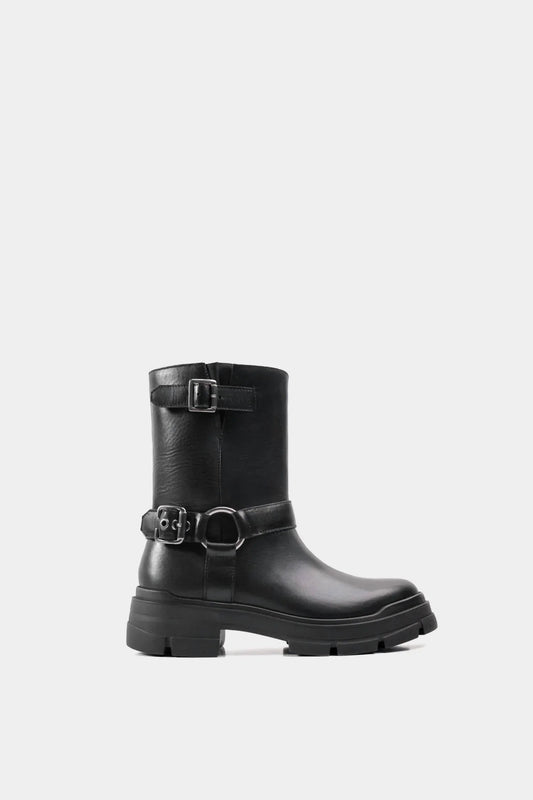 Women's Leather Combat Boots
