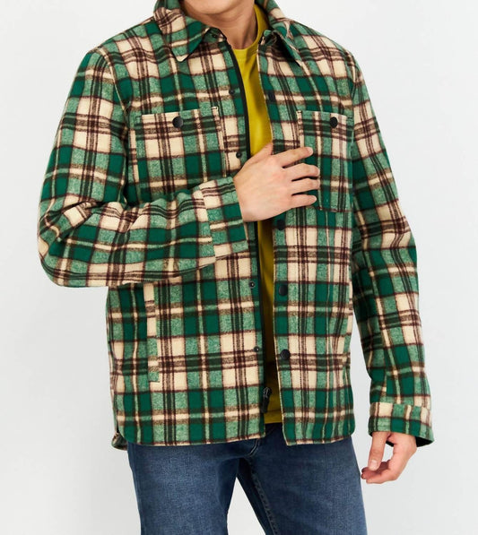 Gefütterte Karo-Jacke