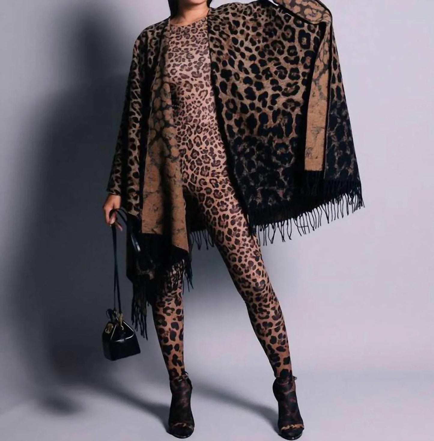Bodysuit mit Leopardenmuster