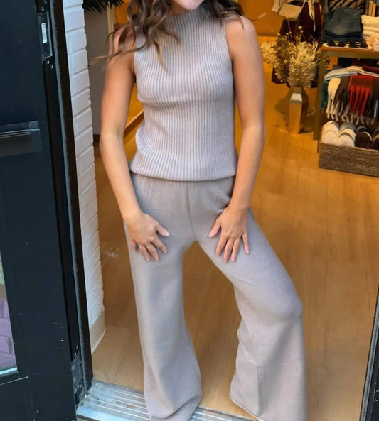 Freya Ribbed Mockneck Top