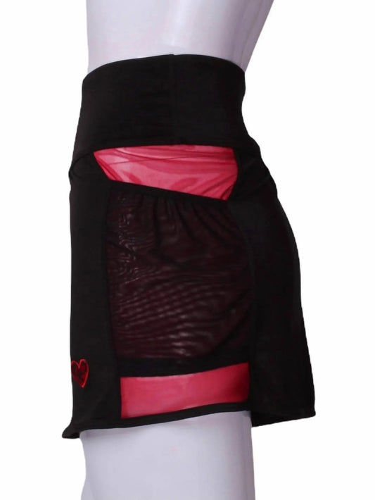 Women's Straight Mesh Skirt