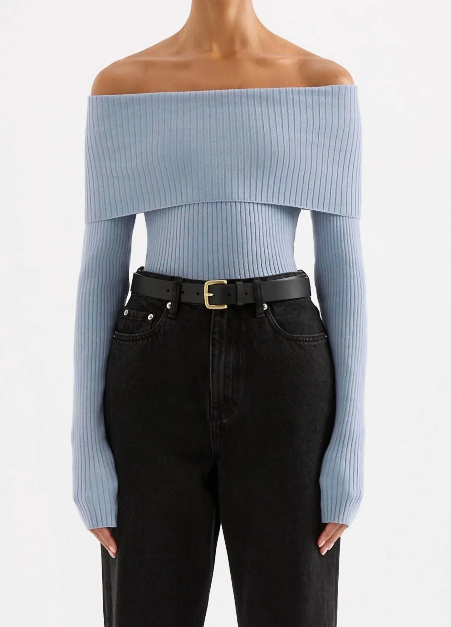 Krishna Off Shoulder Knit Top