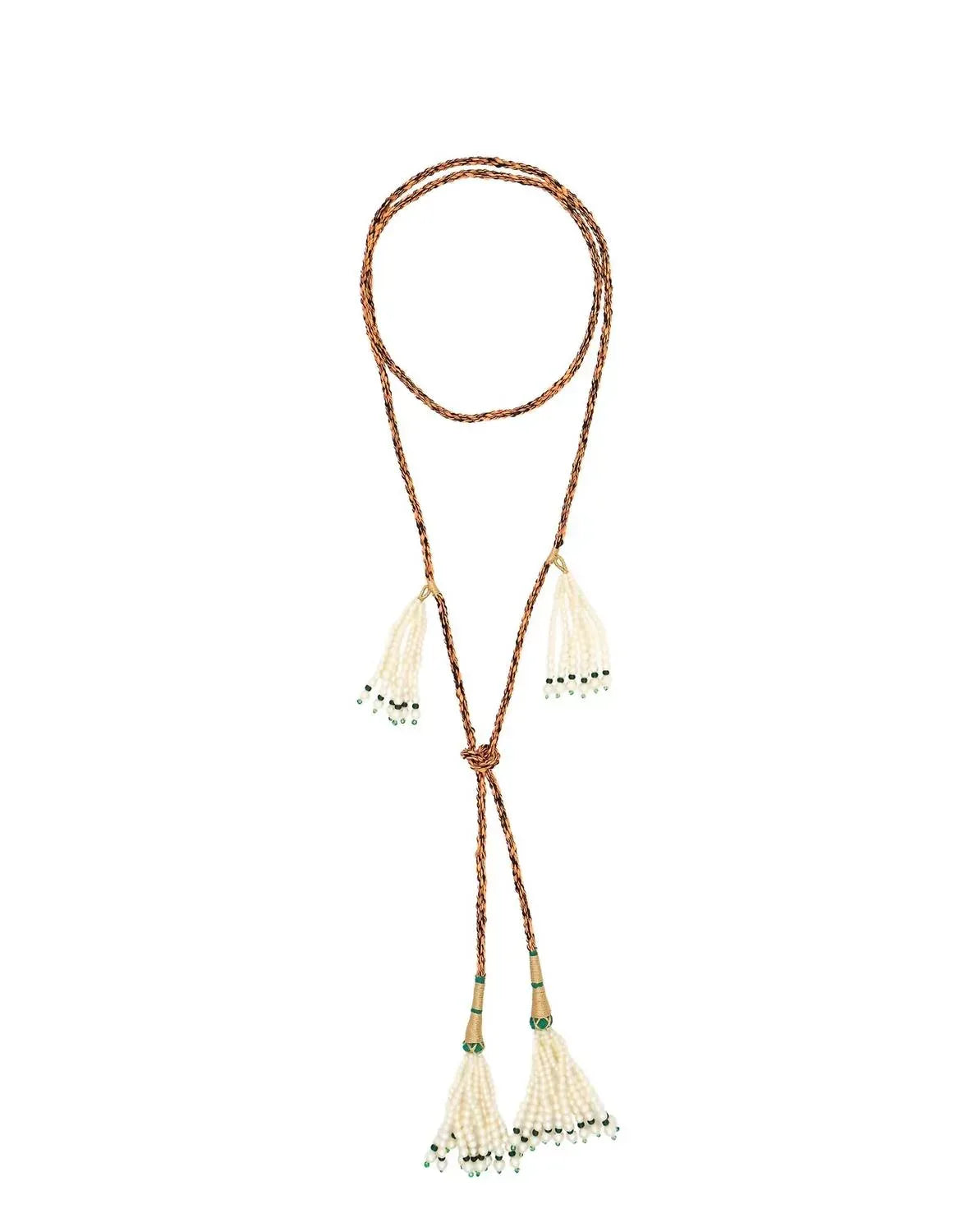 Women's Double Tie Necklace