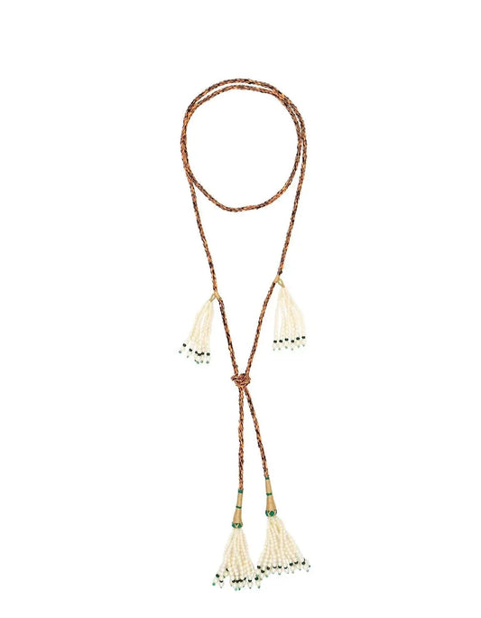 Women's Double Tie Necklace