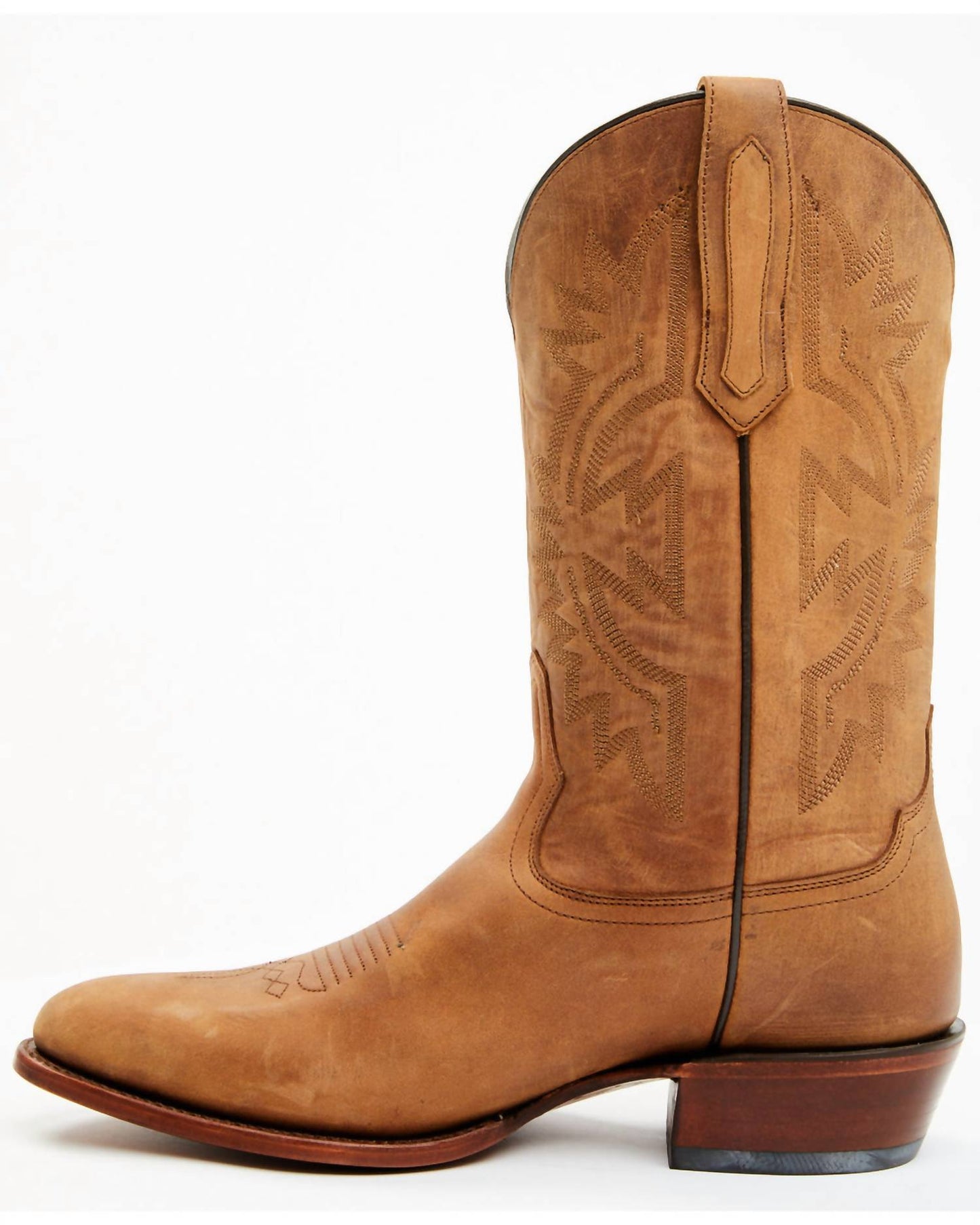 Herren Westernstiefel mit runder Zehenpartie