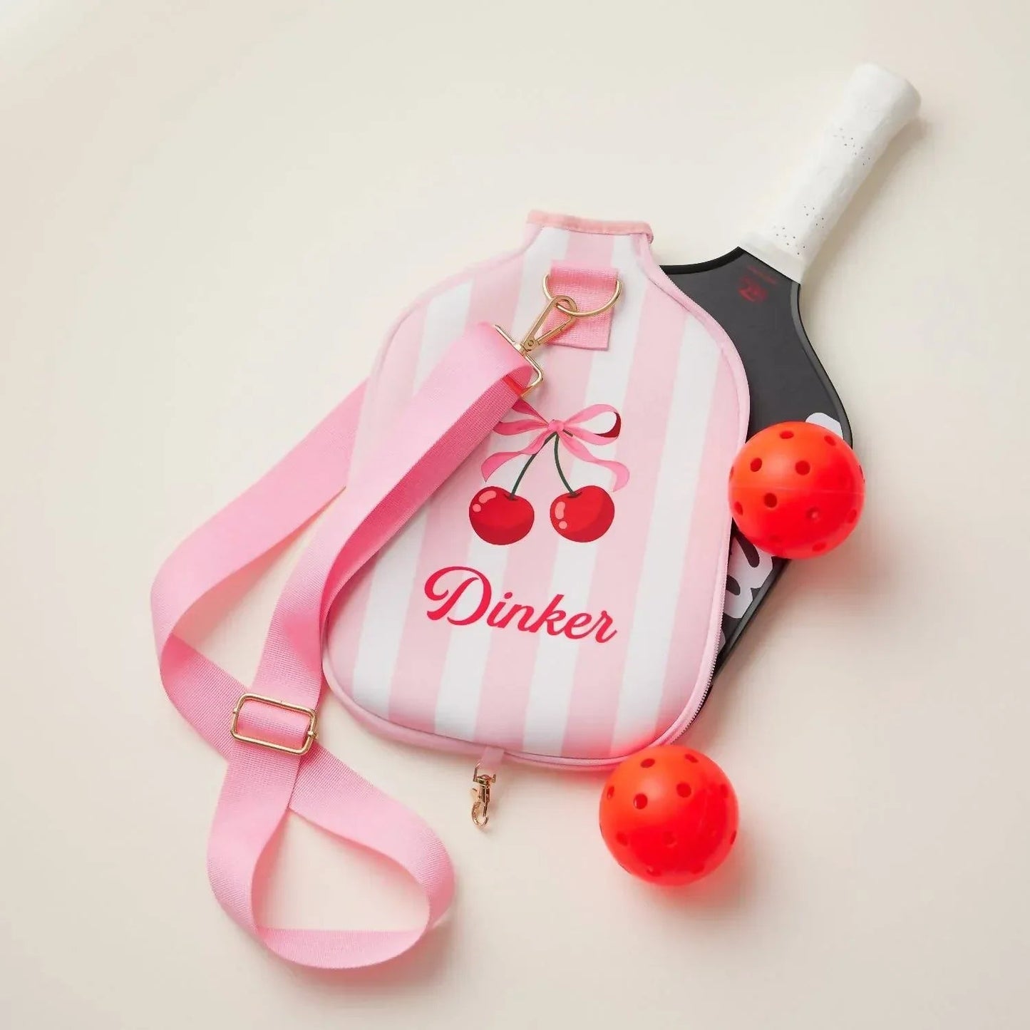 Women's Cherry Dinker Neoprene Pickleball Paddle Bag