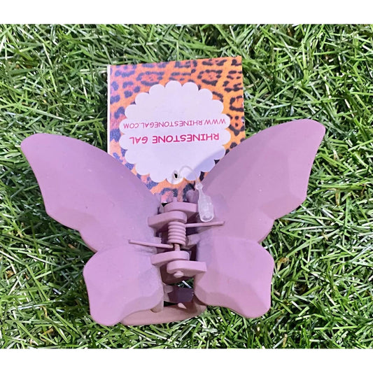 Women's Matte Butterfly Hair Claw Clip
