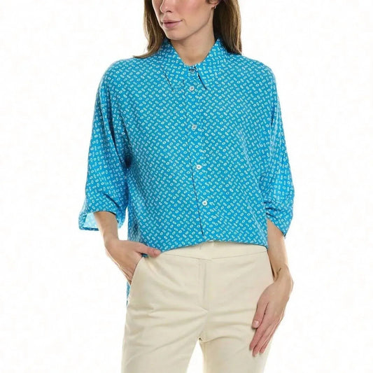 Three-Quarter Dolman Sleeves Blouse