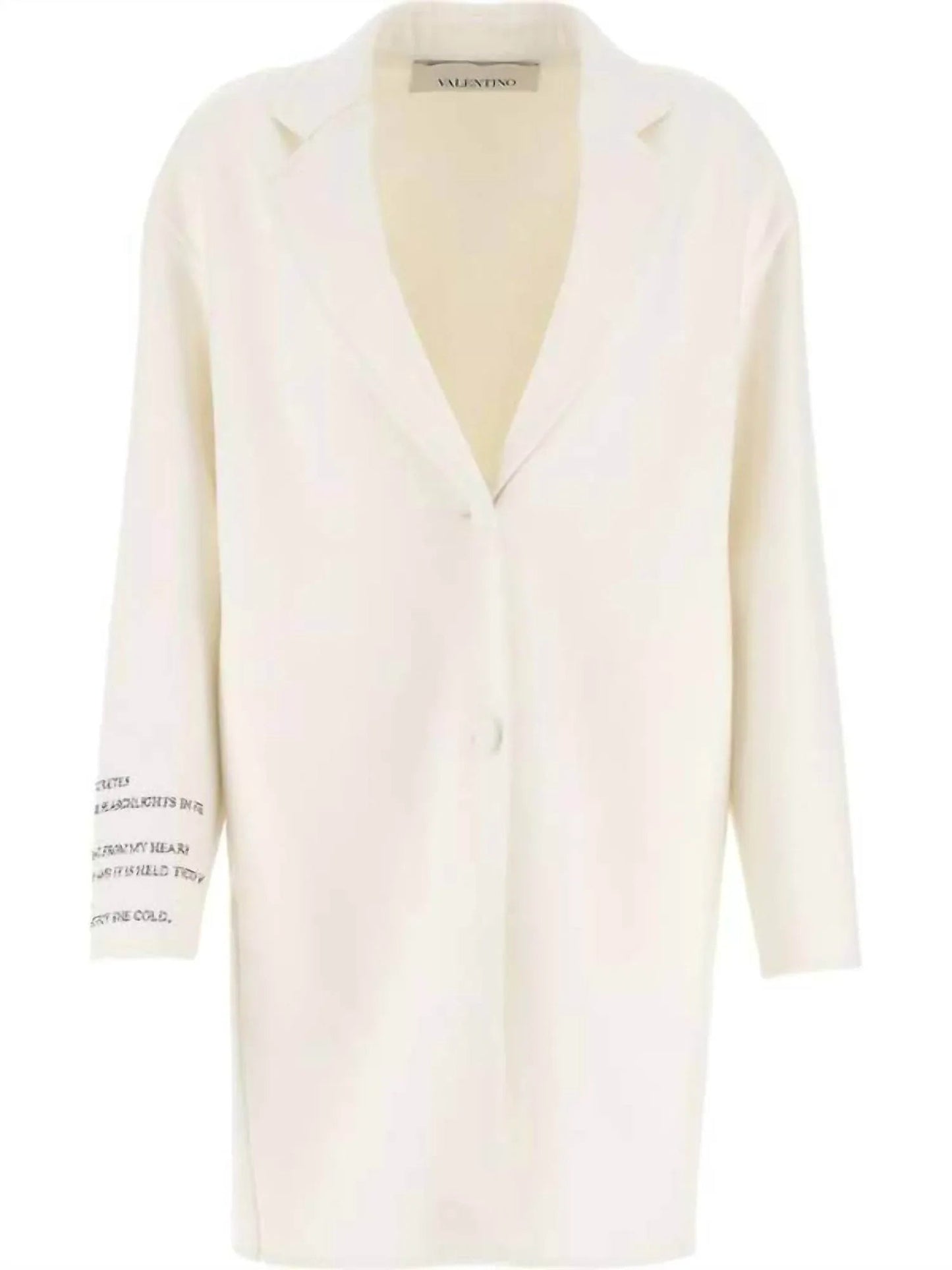 Women's Poem Detail Single Breasted Coat