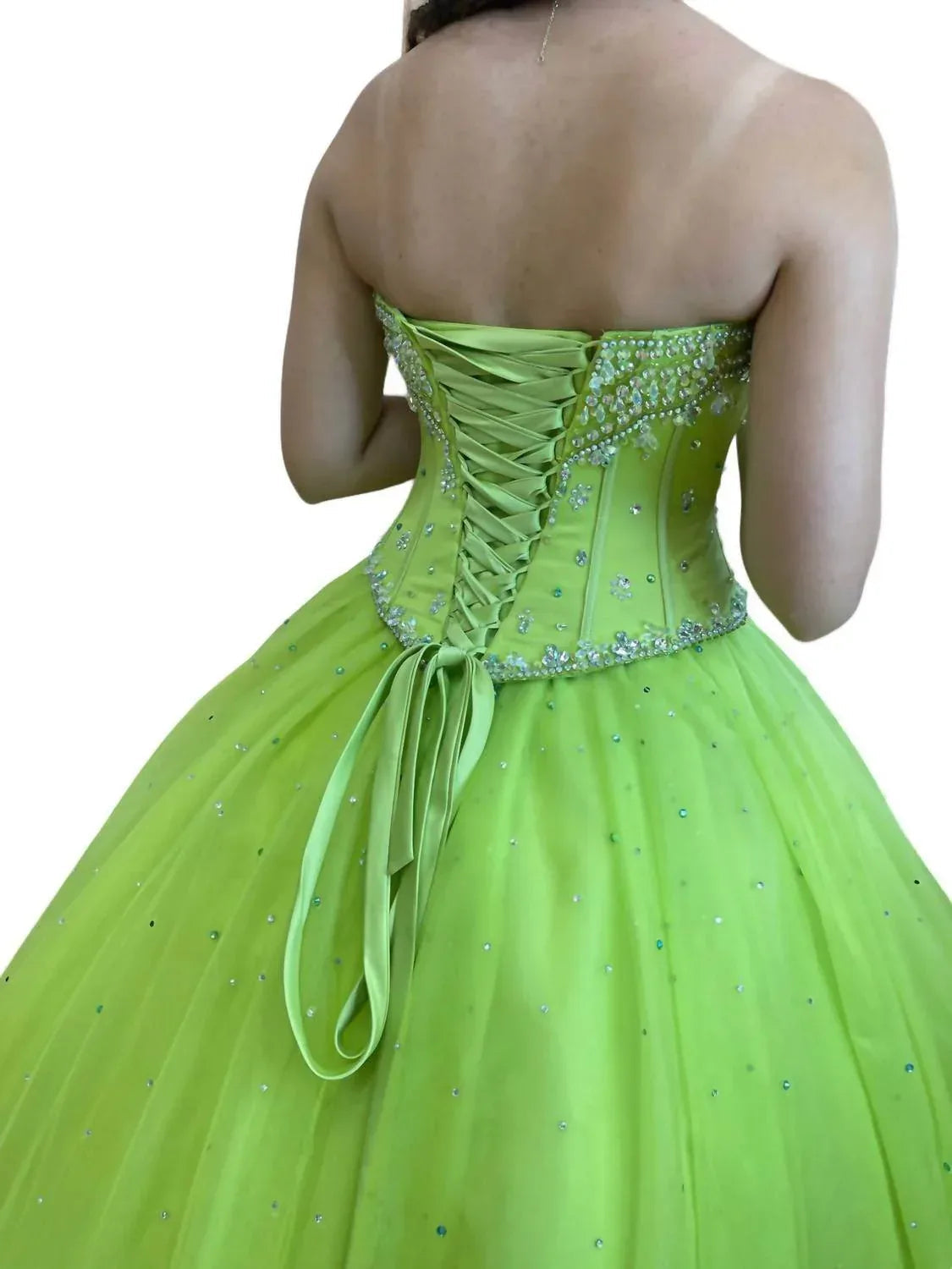 Trägerloses Quinceañera-Kleid