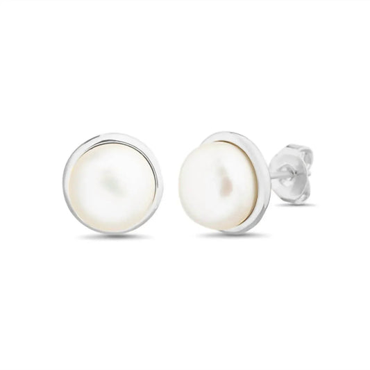 Women's Pearl Stud Earrings