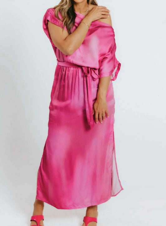 Drape Dress Print