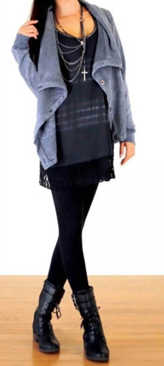 Cascade Button Up Cardigan