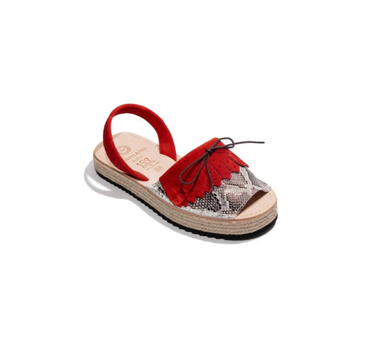 Women's Fringes Wedge Sandal Narrow