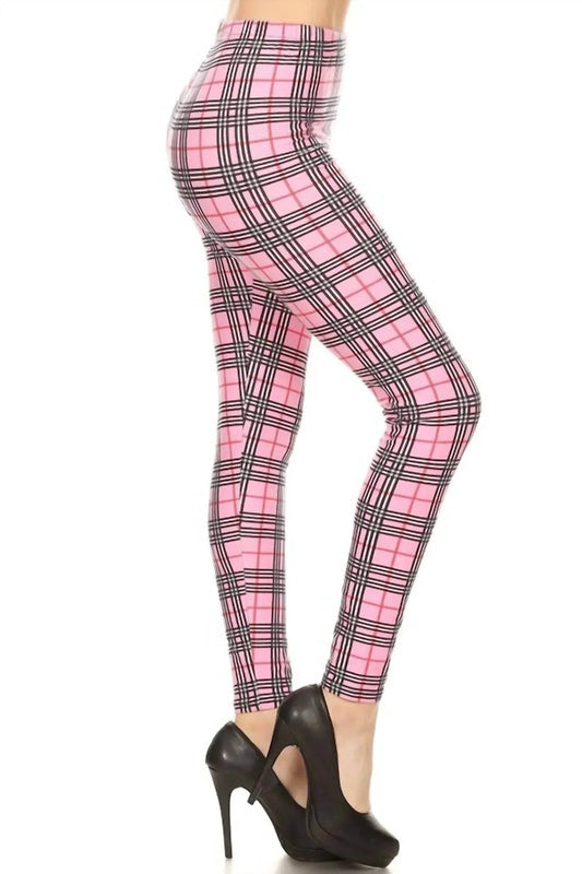 Valentinstags-Leggings TC2 im Schottenkaro