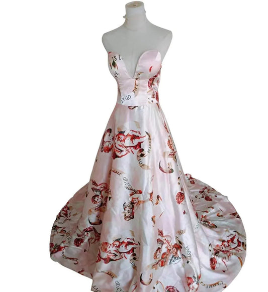Women's Cherubini Strapless Floor-length Gown