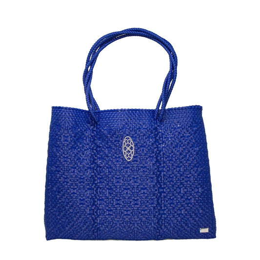 Women's Travel Woven Tote Bag With Clutch