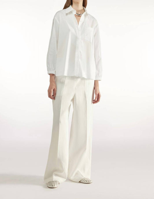 Zahira Cotton Blend Blouse