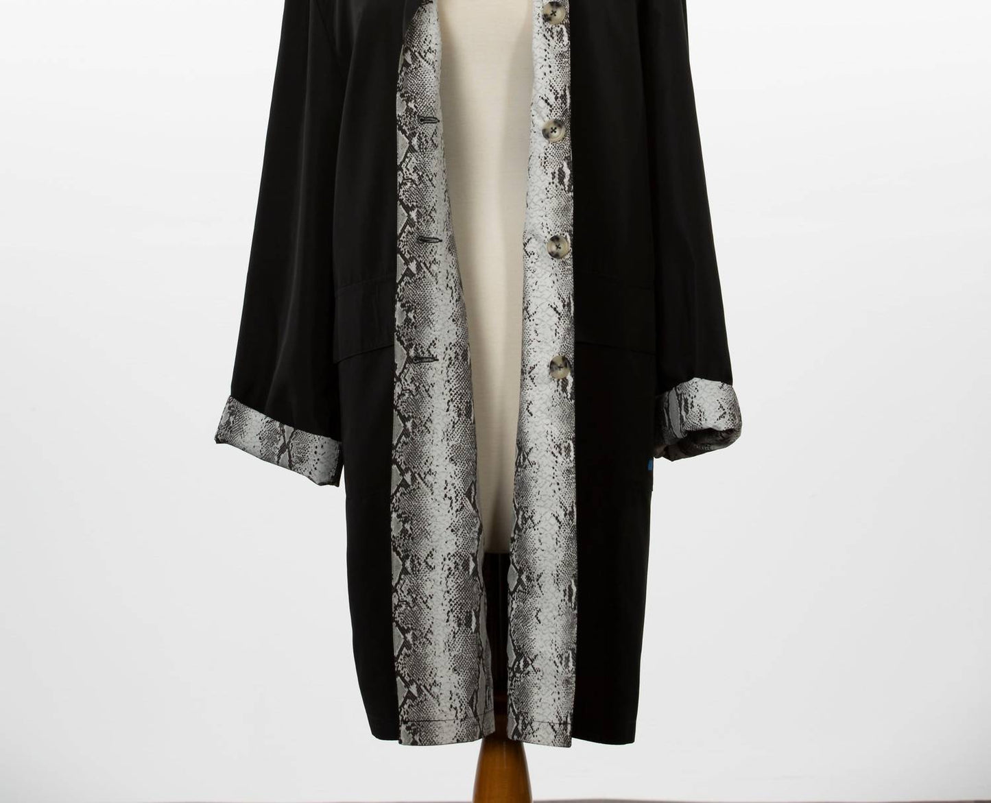 Regenmantel mit abnehmbarer Kapuze Regen-Trenchcoat