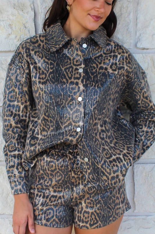 Button Down Long Sleeve Jacket