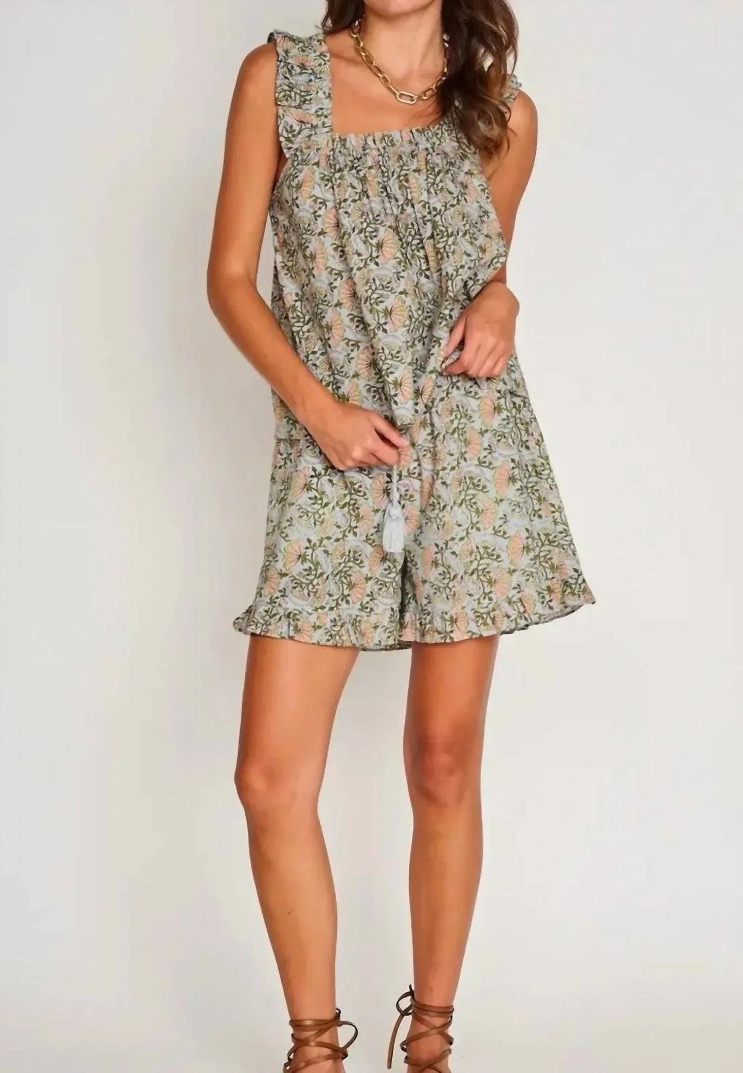 Alexi Ruffle Strap Top