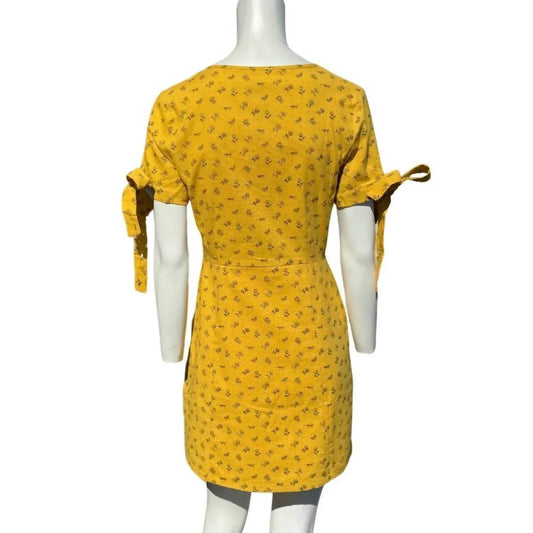 Yellow Floral Dress