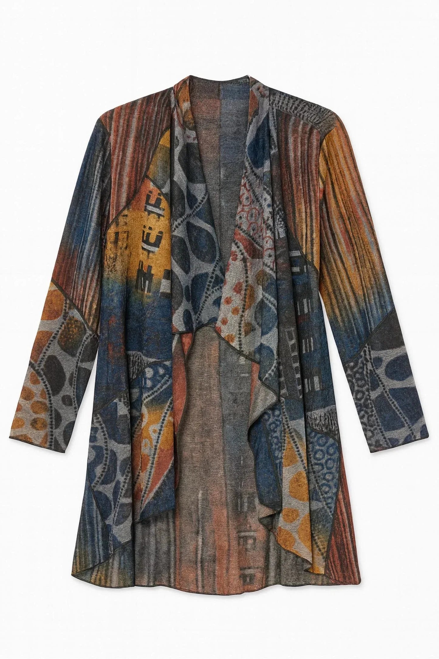 Women's Cali Burnout Open Front Cardigan