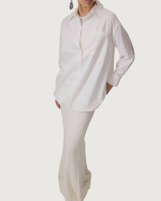 Emilio Balloon Hem Shirt Dress